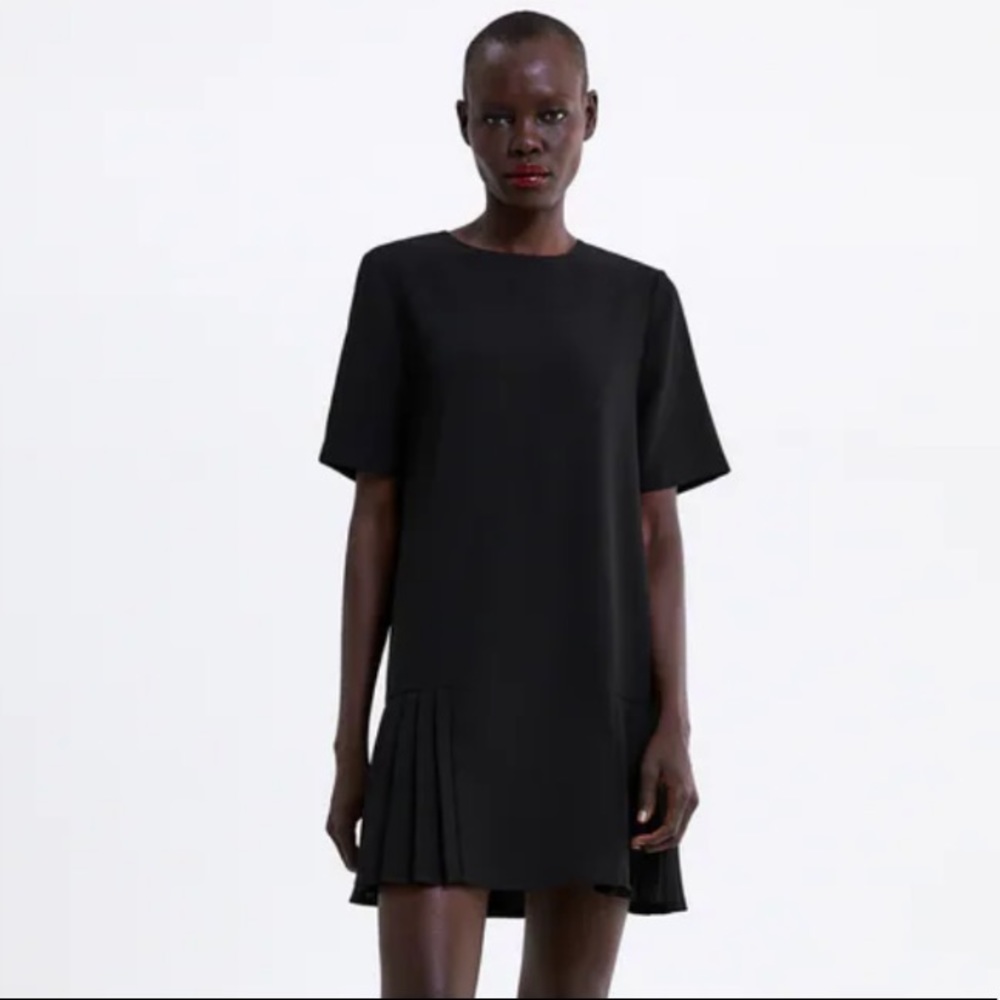Zara pleated dress